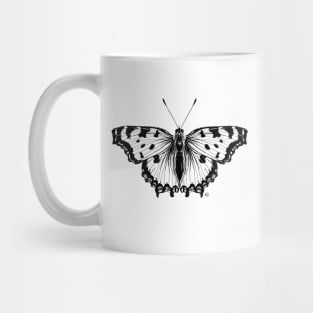 Not so real Butterfly II black-and-white Mug